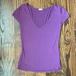 Garage Fitted V-neck tee